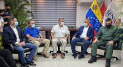 Inicia reunión binacional por la reapertura de los puentes./Foto: cortesía