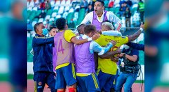 Selección Colombia en La Paz, 2021. 