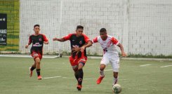 Selección Norte Sub-17 ante Valle en la fase final. 