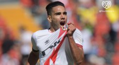 Falcao marcó el último gol de su equipo tras una habilitación del senegalés Pathe Ciss.