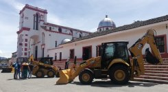 Chitagá estrenó banco de maquinaria./Foto: cortesía