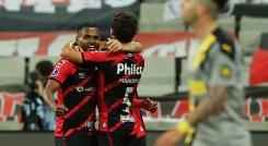 Atlético Paranaense, finalista de la Copa Sudamericana. 