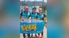 David Carrillo, Alejandro Arévalo y Ángel Arias. / Cortesía