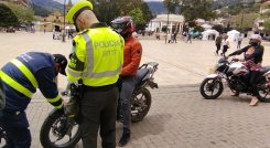 Loscontroles son coordinados con la Policía. Foto: Cortesía/La Opinión.