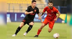 James Rodríguez en su debut con el Al-Rayyan