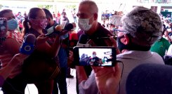 Freddy Bernal, en rueda de prensa