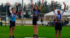 Mariana Vacca, patinadora cucuteña del Club Crear Colombia. 