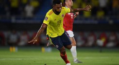 Miguel Ángel Borja, delantero de la Selección Colombia. 