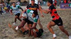 Selección Norte de rugby playa subcampeón en Juegos Nacionales de Mar y Playa.