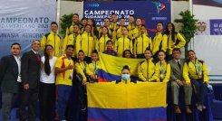 La gimnasia aeróbica fue protagonista en el Suramericano de Ibagué.