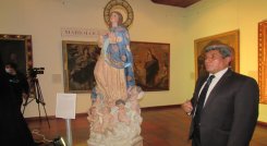 Colección del Museo de Arte Religioso, en exposición permanente. Foto: Roberto Ospino/La Opinión.