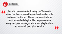 Editorial: Elecciones en Venezuela