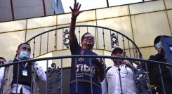 Gustavo Petro estuvo en Cúcuta presentando su propuesta de campaña./Foto Pablo Castillo