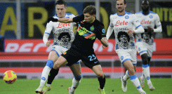 Inter ante el Napoles en la serie a