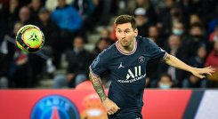 Lionel Messi en el París SG 2021.