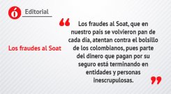 Los fraudes al Soat