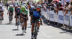 Laura Rojas se impuso en la segunda etapa de la Vuelta Nacional del Futuro.