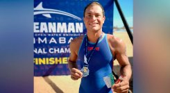 David Carrillo, en el Oceanman 2021. 