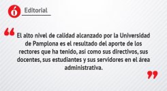 La acreditación de alta calidad a Unipamplona