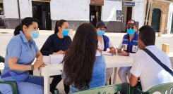 La jornada se cumplió en el parque principal de Pamplona. Foto: Cortesía/La Opinión.