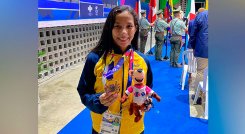 Maryuri Ureña, judoca cucuteña. 