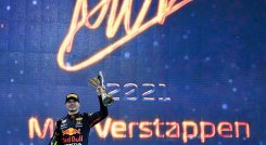 Max Verstappen, campeón de la temporada 2021 de la F1. 