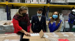 Llegaron 816.000 vacunas contra la COVID-19 donadas por Canadá./Foto: Colprensa