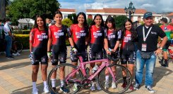 Equipo femenino de Norte Vuelta del Futuro 2021