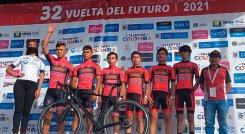 Equipo de Norte de Santander en la Vuelta al Futuro. 