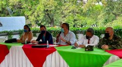 Sesionó en Cúcuta una mesa de frontera para hacer el balance de lo actuado en la presente vigencia./Foto cortesía