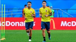 Radamel Falcao García  y James Rodríguez 