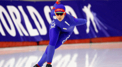 Laura Gómez, en patinaje es una de las deportistas colombianas en los Juegos de Invierno 