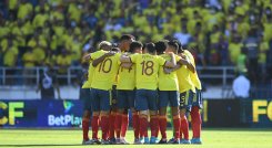 Selección Colombia vs Perú. 