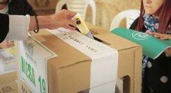 Jornada de votaciones en el 2022.