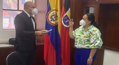 Exconcejal Nelly Patricia Santafé, nueva subcontralora de Cúcuta./Foto: cortesía