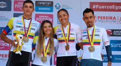 Campeones nacionales de la contrarreloj ruta 2022. 