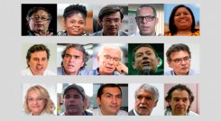 Candidatos presidenciales.