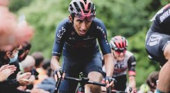 En video quedó registrado el momento exacto del accidente de Egan Bernal