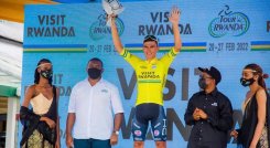 Jhonatan Restrepo, corredor colombiano del Androni Giocatoli. 