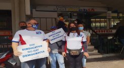 Exigen sueldos dignos. / Foto: Anggy Polanco / La Opinión 