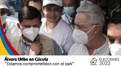 Álvaro Uribe en Cúcuta.