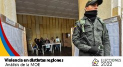 La MOE se mostró preocupada por la ola de violencia que atraviesa el país y las repercusiones que pueda tener en el proceso electoral. / Foto: archivo