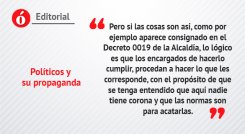 Políticos y su propaganda