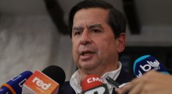 El coordinador de campaña de la coalición Centro Esperanza, Juan Fernando Cristo, pide a los precandidatos ser amables entre ellos.