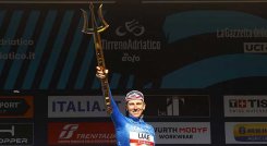 El ciclista esloveno Dadej Pogacar (UAE-Emirates), retuvo el título de Tirreno-Adriático.