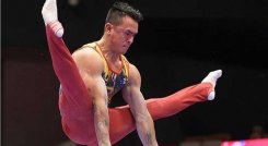 El Mundial de Japón en octubre pasado fue la última competencia del gimnasta cucuteño Jossimar Calvo.