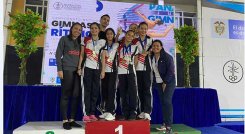 La selección de gimnasia rítmica Norte de Santander obtuvo tres medalllas.