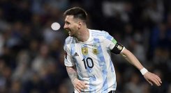 Lionel Messi, estrella de la selección Argentina