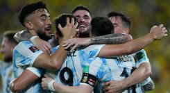 Argentina se consolidó junto a Brasil como la segunda mejor selección del continente.