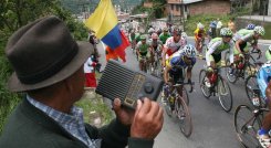 Un homenaje al ciclismo colombiano. 